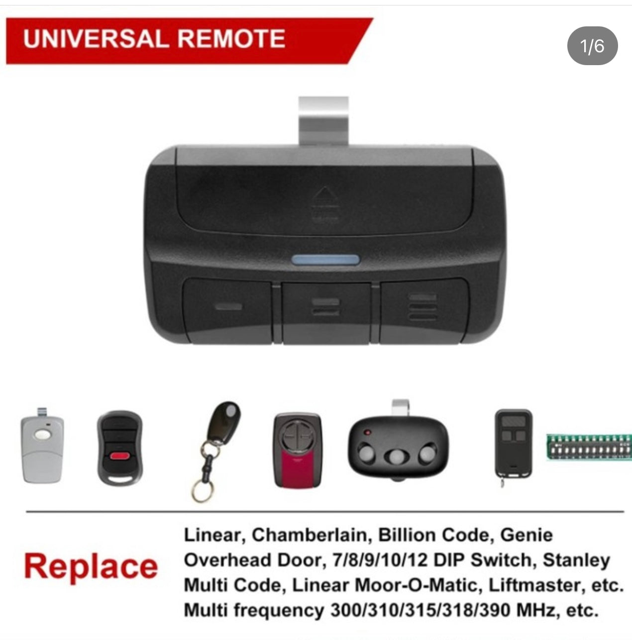 Universal remote control – Electro Door Control